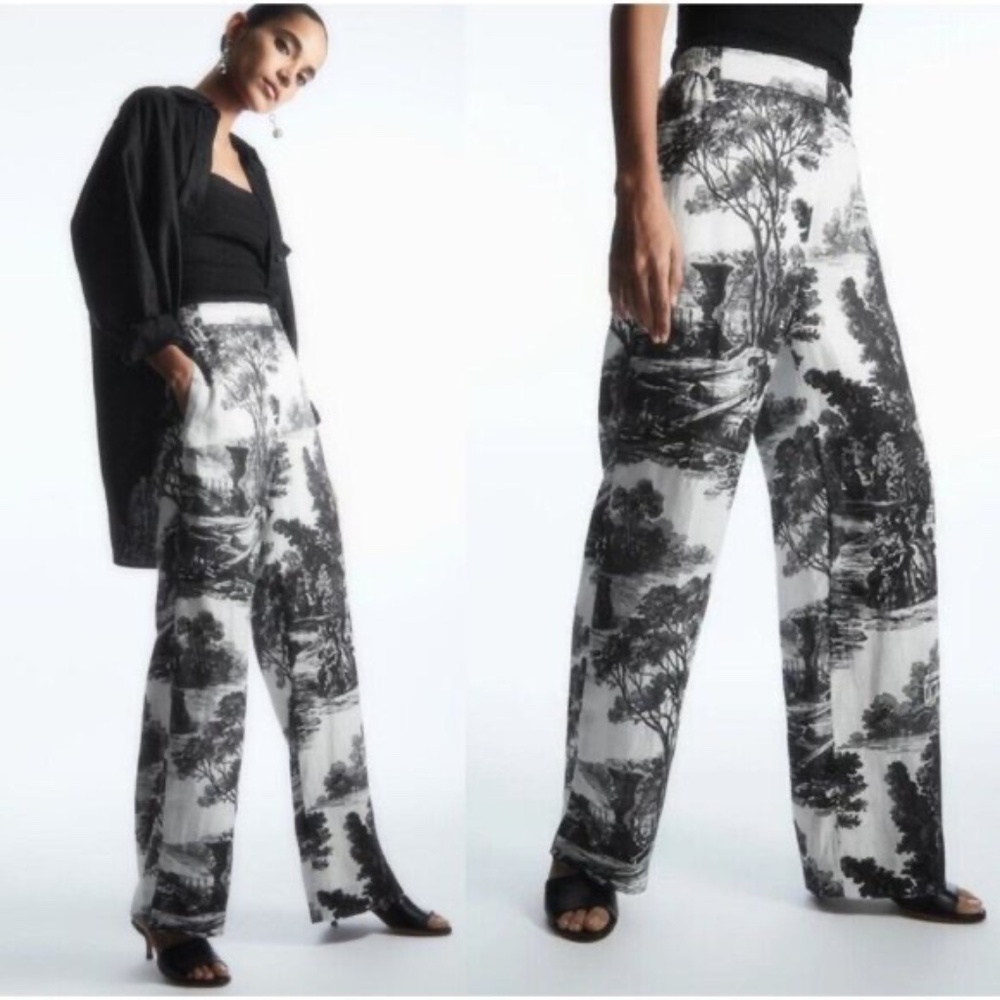 COS French Toile linen trousers